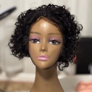 Pixie wig human hair